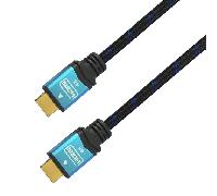 Aisens Cable HDMI 2.0 Premium 4K 60Hz 18Gps Macho/Macho 1m Negro/Azul
