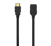 AISENS Cable HDMI V2.0 Prolongador Premium Alta Velocidad / Hec 4K@60Hz 18Gbps. A/M-A/H. Negro. 3.0M