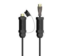 Aisens Cable HDMI V2.1 AOC con Armadura Ultra Alta Velocidad/HEC 8K@60HZ 4K@120HZ 4:4:4 48GBPS - A/M-A/M - 30M - Color Negro
