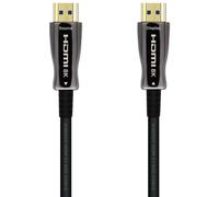 AISENS Cable HDMI V2.1 AOC Ultra Alta Velocidad / HEC 8k@60Hz 4k@120Hz 4:4:4 48Gbps, A/M-A/M, Negro, 10m
