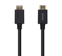 AISENS Cable HDMI V2.1 Ultra Alta Velocidad / HEC Certificado 8k@60Hz 48Gbps, A/M-A/M, Negro, 2.0m