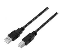 AISENS - A101-0005 cable USB USB 2.0 1 m USB A USB B Negro