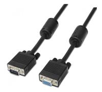 AISENS A113-0078 - Cable SVGA con ferrita DE 1.8 m (para Monitor, televisor y proyector) Color Negro