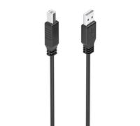 AISENS Cable USB 2.0 con Amplificador, Tipo A/M-B/M, Negro, 15m