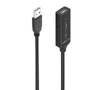 aisens cable usb 2 0 prolongador con amplificador tipo a m a h negro 15m