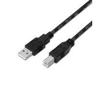 AISENS A101-0006 - Cable USB 2.0 Impresora DE 1.8 m, Color Negro