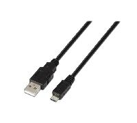 Aisens Cable USB 2.0 A macho a Micro‑B macho A101-0028, 1.8 m, 60 Mbps, 2.5W, Negro