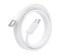 AISENS - A107-0856 - Cable USB 2.0 3A 60W Apple, Tipo USB-C/M-USB-C/M, Blanco, 2.0M