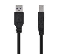 Aisens Cable USB 3.0 a USB-B Macho/Macho 3m Negro