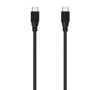 AISENS - A107-0703 - Cable USB 3.2 Gen2X2 20Gbps 8K@30Hz 5A 100W E-Marker, Tipo USB-C/M-USB-C/M, Negro, 1.5M