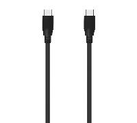 AISENS - A107-0703 - Cable USB 3.2 Gen2X2 20Gbps 8K@30Hz 5A 100W E-Marker, Tipo USB-C/M-USB-C/M, Negro, 1.5M