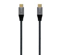 Aisens cable usb 3.2 gen2x2 aluminio 20gbps 5a 100w e-mark - tipousb-c/m-usb-c/m - 2m - gris