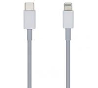 Aisens | Cable Lightning a USB tipo C blanco 1 metros