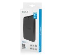 AISENS - Caja externa 2.5"" ASE-2519B 9.5mm SATA a USB 3.0/USB3.1 Gen1, Negro