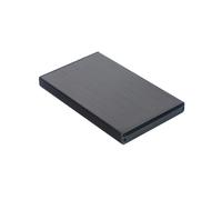 AISENS - ASE-2530B - Caja Externa 2,5″ Discos Duros 9,5mm SATA I, II y III a USB 3.0/USB 3.1 GEN1, Aluminio, indicador LED,Negra