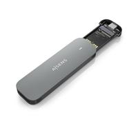 Aisens caja externa para disco ssd m.2 sata usb 3.1 sin tornillos asm2-006gry