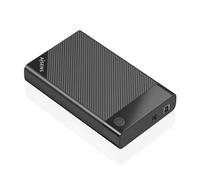 AISENS Carcasa Externa para HDD SATA de 3,5", USB 3.0 hasta 5 Gbps, UASP, con Adaptador de Corriente, Negro - ASE-3529B