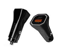 Cargador Mechero Dual USB 38W (USB-C/USB-A) - AISENS