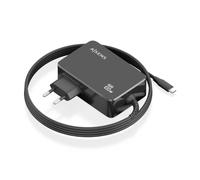 AISENS Cargador GAN 100 W PD3.0 1 x USB-C 1.8M, Negro