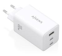 Cargador GaN AISENS ASCH-100W3P051-W 100W 2x USB-C PD/QC 1x USB-A QC Blanco