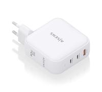 Aisens Cargador GaN ASCH-140W3P030-W 140W 2x USB-C PD3.1 QC4.0 1x USB-A QC3.0 Blanco