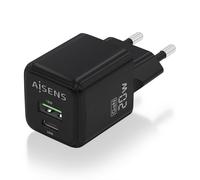 Cargador GaN 20W 1xUSB-C 1xUSB-A (Blanco) - AISENS