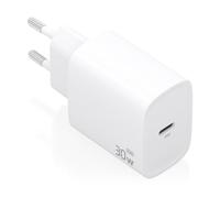 AISENS Cargador GAN 30 W, 1 x USB-C PD3.0, Blanco