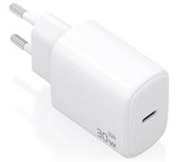Aisens cargador gan 30w, 1xusb-c pd3.0, blanco