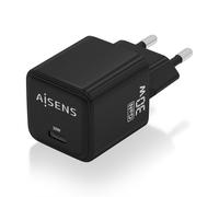 Cargador USB-C GaN de 30 W (negro) - AISENS
