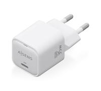 AISENS - Cargador GaN 35W, 1xUSB-C PD3.0 QC4.0, Blanco - ASCH-35W1P022-W
