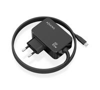 Cargador gan de pared aisens asch-1pd65wl033-bk/ 1xusb tipo-c + cable