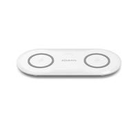 AISENS - Cargador Inalambrico USB-C 15W 2 en 1 Para Movil Auriculares, Blanco