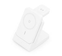 AISENS Cargador inalámbrico USB-C con batería extraíble 4 EN 1 DE 15 W para móvil, Apple Watch, Auriculares con Estuche de Carga, Blanco