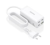 AISENS Cargador Sobremesa GaN 100W, 3x USB-C PD3.0 QC4.0 QC5.0, 1x USB-A QC3.0,
