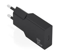 AISENS Cargador Ultra Delgado GAN 30 W, 1 x USB-C PD3.0, Negro
