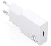 Aisens cargador ultra delgado gan 30w, 1xusb-c pd3.0, blanco