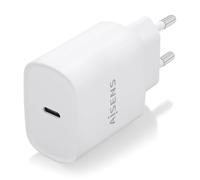 AISENS - Cargador USB-C PD3.0 1 Puerto 1xUSB-C 20W, Blanco