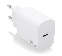 Aisens Cargador USB-C A110-0752 PD3.0 20W 1 puerto USB-C Blanco