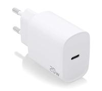 Cargador USB-C PD3.0 de 20 W (blanco) - AISENS