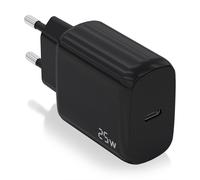 AISENS - A110-0757 - Cargador USB-C PD3.0 1 Puerto 1XUSB-C 25W, Negro
