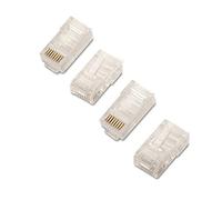 Aisens pack de 100 conectores rj45 8 hilos cat.5e awg24 - transparente