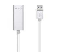 Aisens conversor usb 3.0 a ethernet gigabit 10/100/1000 mbps, 15 cm