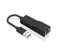 AISENS Conversor USB 3.0 a Ethernet Gigabit 10/100/1000 Mbps 15cm Negro PC