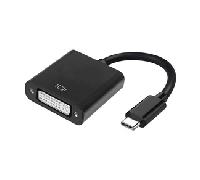 Aisens - Conversor Usb-C A Dvi-I, Usb-C/M-Dvi 24+5/H, Negro, 15Cm A109-0346