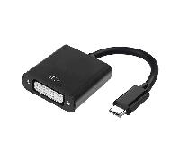 Aisens - Conversor Usb-C A Dvi-I. Usb-C/M-Dvi 24+5/H. Negro. 15Cm
