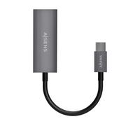 AISENS - Conversor USB3.1 Gen1 USB-C A Ethernet Gigabit 10/100/1000 Mbps, Gris, 15cm - A109-0709