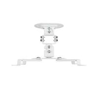 AISENS - CP03TSR-129 - Soporte Universal Eco Giratorio, INCLINABLE DE Techo para PROYECTOR 13.5KG, Blanco