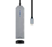 Aisens Docking USB-C 3.2 5 en 1 Multipuerto Gris