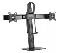 Soporte de Sobremesa con Contrapeso para 2 Monitores Aisens DT27TSR-065/ Giratorio/ Inclinable/ hasta 6kg