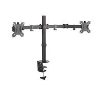 Aisens Soporte de mesa para 2 monitores DT32TSR-041 giratorio e inclinable 13-32 pulg 8 kg negro